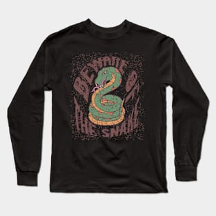 Beware of the Snake - Design by Funky Chik’n Long Sleeve T-Shirt